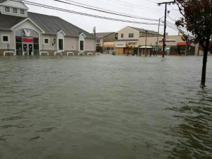 Margate NJ Hurricane Sandy Flooding Streets in Margate New Jersey