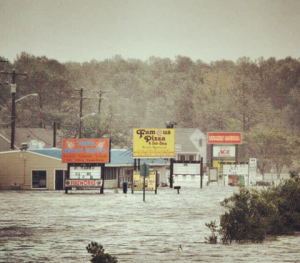 Since Chincoteague Island is 6 inches above sea level, tidal surge has killed the island leaving most of it under at least 2-3 feet under water. A mandatory curfew has been put into affect. Chincoteague Island flooded by Hurricane Sandy