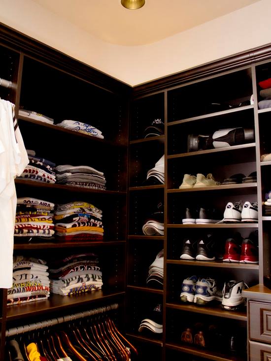 shoes in closest